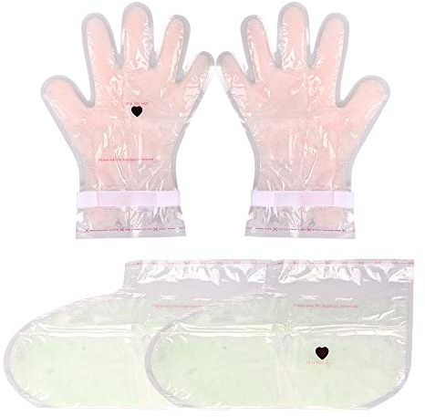 Obahdirry Balnafen - de manos, máscara de manos, guantes, máscara de pies y pies, exfoliante hidratante para manos y juego 1
