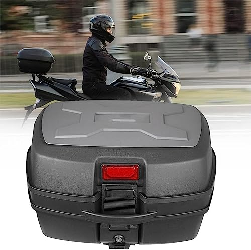 GCCSSBXF Motorrad-Heckklappe, Kofferraum, Motorradgepäck, Helmtasche, strapazierfähig, wasserdicht, mit Werkzeugkasten