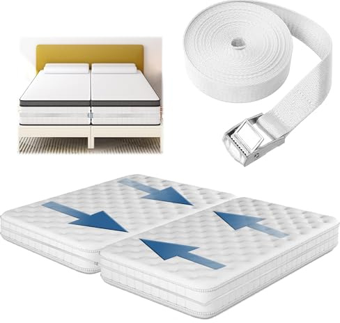 Consss 33ft Long Twin Bed Connector, Twin Mattress Connector to Make King, Adjustable Bed Bridge Twin to King Daybed Converter, Sturdy Durable Without Deformation