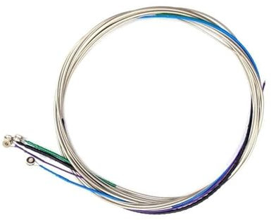 1 Satz / 4 Stück (EADG) Violinsaiten Neusilber 4/4 3/4 1/2 1/4 1/8 1/10 Geigensaiten Violinen-Zubehörset(Color:G - 4pc)