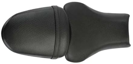 Cojín asiento motocicleta Almohadilla Asiento Motocicleta Negra Asiento Delantero Conductor Cojín Asiento Trasero Accesorios Combinados Para Suzuki GSXR1000 GSXR 1000 2007 2008 Cojín asiento motocicle