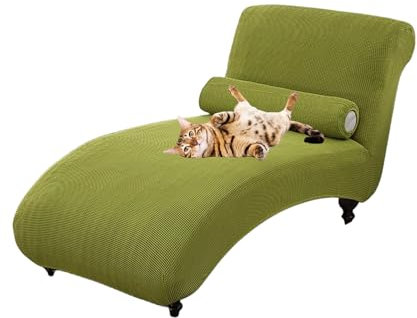 Chaiselongue Schonbezüge, Liegesessel Bezug, Schonbezug Für Relaxliege, Mit Kissenbezug, Für Wohnzimmer, Schlafzimmer (Grün)
