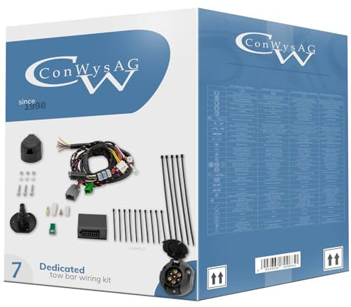 ConWys AG Fahrzeugspezifisch Elektrosatz 7-Poli kompatibel mit Opel Zafira B Minivan ab 07.2005