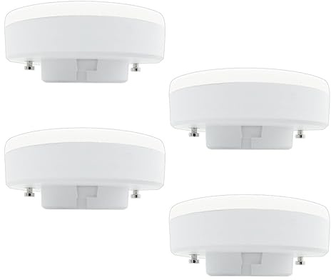 Shop SoftAir® Kit Set 4 Lampadine Lampada Faretto GX53 10W A 12W Watt LED Bianco Naturale Calda Fredda da 835 a 1100 Lumen 120 Gradi 230 V anche Dimmerabile (10W 920LM CALDA 3000K)