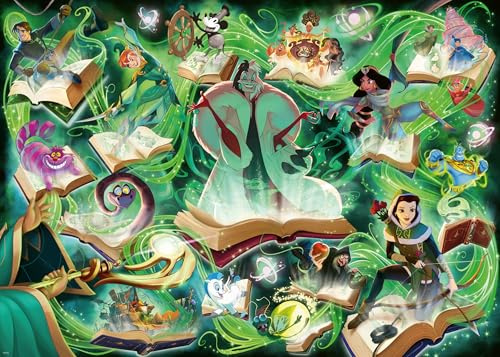 Ravensburger Puzzle Disney Lorcana - Glimmers of the Realm: Emerald | 1000 Teile Disney Lorcana Puzzle, Erwachsenenpuzzle, Geschenk für Frauen und Männer