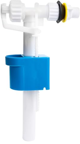 Spülkasten Füllventil Universal G1/2 Messing Anschluß Spülkasten Ersatzteile Spülkasten-Füllventil Universelles Einlassventil mit Seitlichem Eingang Einstellbare Wassermenge Wassersparend Geräuschlos