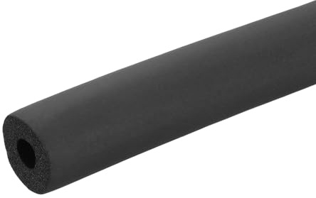PATIKIL 1 Stück 1m Rohrisolierung Schaumstoff, Ø 16mm, Stärke 13mm, Rohrisolierung, Isolierung Heizungsrohre, für Heizung Heizungsrohr Griff Außenklimaanlagen, Schwarz