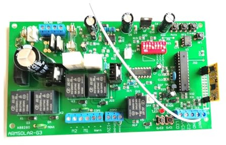 Placa PCB de 150kg y 12V CC for Panel de Control de abridor de puerta abatible automático de dos brazos Avidsen, Motor (control remoto opcional)(With 2 remotes)