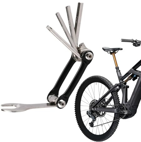 Fahrrad-Reparaturwerkzeug-Set, 7,5 x 4,1 cm, Mountainbike-Reparatur-Set aus Karbonstahl, Fahrradzubehör, Wartung von tragbaren Fahrzeugen