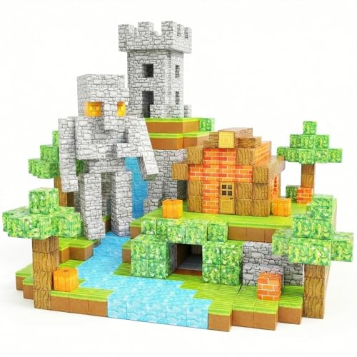 KEREITH Magnetic Blocks Building Toys for Kids 150pcs Magnetic Cubes STEM Play Sensory Toy for Boys Girls Age 3-5 5-7 4-6 4-8, Christmas Birthday Gifts for Kids 3+ year old