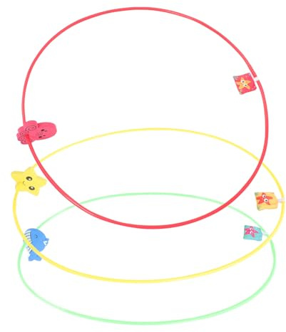 HOOTNEE Set 3 Anelli da Immersione in Piscina 80 Cm per Bambini 4-8 Anni, Giocattoli Estivi per Allenamento Subacqueo e Divertimento in Acqua, Cerchi Colorati Bordi Lisci per Gioco Sicuro
