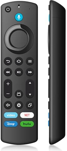 Telecomando di ricambio per Fire Insignia Stick, per telecomando Firestick (2a/3a generazione/4K/Lite/4K Max), Cube/Smart TV di terza generazione con controller vocale