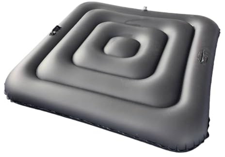 Aufblasbare Whirlpool-Abdeckung 135 cm, energieeffiziente PVC-Isolierung für eckige Badewannen, schneller Aufbau mit Leckschutzventil