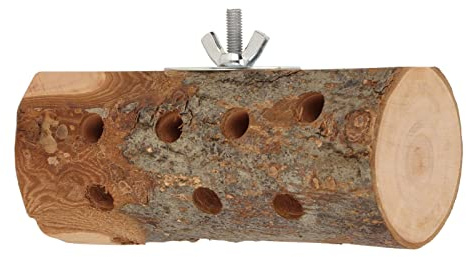 Tnfeeon Tuggleksaker för Smådjur, Naturligt äppelträ Hamsterstock Tuggleksak och Molar Stick för Kaniner, Perfekt för Lådor och Fågelburar (S)