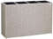 Casaria® Blumenkasten 4 Innentöpfe Polyrattan Herausnehmbar Wasserablauf Outdoor Rechteckig Pflanzkasten Blumentopf Hochbeet Pflanzkübel Creme