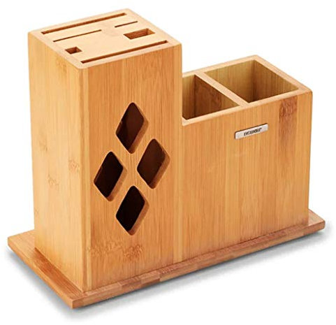 HSF Soporte para cuchillos de cocina, soporte para cuchillos de cocina, estante de almacenamiento para vajilla doméstica, palillos de cocina, bloques de cuchillos vacíos multifunción