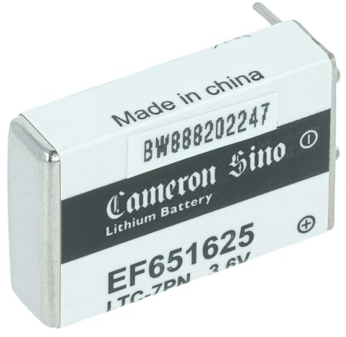 vhbw EF651625 Spezial-Batterie | Primärbatterie mit Lötpins (750 mAh, 3,6 V, Li-SOCl2)