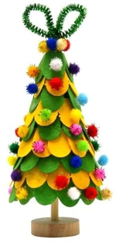 AAPIE Desktop-Weihnachtsbaum mit Kleiner Basis Abnehmbare Miniatur-Weihnachtsbäume Kleine Bäume für Kinder Kinder schmücken Geschenke
