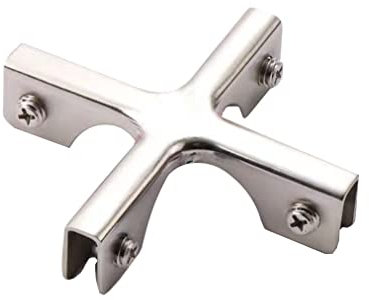 Panneau de charnière de porte en verre de douche, charnières pivotantes, pince de vitrine en acier inoxydable pièces de rechange for portes de douche, pince de fixation en verre support de fixation de