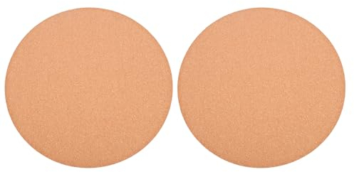 MERRYHAPY 2 Pcs Cork Plant Mats Absorbent Cork Coaster Cushions for Flowerpots Ideal for Protecting Surfaces and Enhancing Home Decor Plant Coaster Pads
