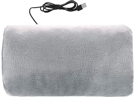 CAMEIRGOU Scaldamani Ricaricabili-Scaldamani Riscaldato Portatile,Guanti Riscaldati In Flanella Portatile,Manicotto A Mano Elettrico,Manicotti Elettrici Morbidi Scaldamani In Peluche,USB Guanti