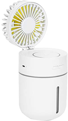 IMIKEYA Mini Fan Portable Desktop Misting Cooling Fan Handheld Air Humidifying for Home Office