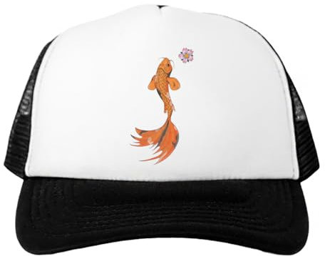 Generisch Koi Und Kirschblüte Kinder-Unisex-Hut, Normale Baseballkappe