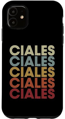 Hülle für iPhone 11 Ciales Puerto Rico Ciales PR Vintage Text
