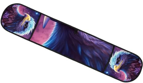 Double maniques de cuisine, maniques résistantes à la chaleur, motif galaxie, nébuleuse, aigles