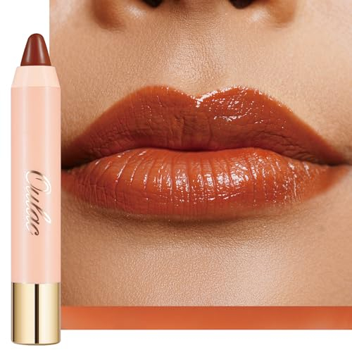 Oulac Rouge a Levre - Brillant et Juteux, Rouge a Levre en Terre Cuite, Colour Lip Marker Créer un Essence Maquillage, Rouge à Lèvres Hydratant, Convient à Toutes Les Carnations, 2.48g, PLEASE!(07)