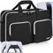 AKOZLIN Carrying Bag for PlayStation 5 /PS5/PS4/PS4 Pro/PS4 Slim/Xbox One XS Gaming Console Travel Carry Case with Pockets for Controller, Headset, Game Discs,Console Base and Accessories,Black