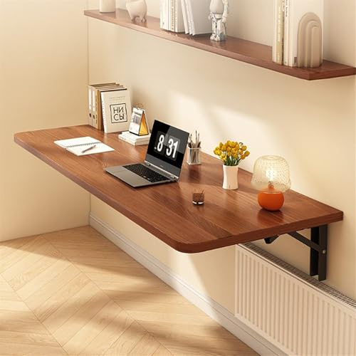 Wandklapptisch, Klappbarer Wandtisch, Klapptisch An Der Wand, Wandmontierter Klapptisch Aus Holz, Wandschreibtisch, Platzsparendes, Klappbares Arbeitszimmer, Klappbare Schreibtische Für Kleine Räume.(