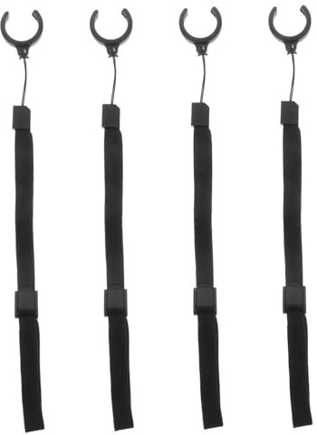 minkissy Lot De 4 Dragonnes pour De Marche - Dragonne Perdue pour Canne en Polyester Faite À La Main pour Bâtons De Randonnée pour Personnes Âgées Sécurisées Légères Et Faciles À Installer