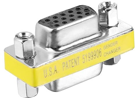 Housoutil Koppler Pcs Buchse Auf Buchse Adapter 15 Pin Svga Adapter Signal Dämpfung High Definition Video Übertragung