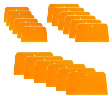 HUAZIZ 4/5/6 zoll Malerspachtel, 18 Stücke Malerspachtel, Kunststoff Spachtel Set, Karosseriespachtel, Auftragen Spachtel Spachtel Werkzeug Flächenspachtelsatz Präzises Arbeiten Für Spachtelmasse