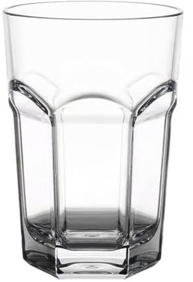PEGANE Lot de 12 Tasses en verre transparente à grande capacité JIN 1L, adaptés pour qu'il soit une chope à bière ou seau à glace