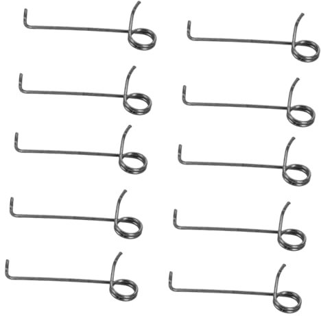 EXQUIMEUBLE 10pezzi Torsionali Inossidabile Per Registratori Vintage Ricambi Per Pulsante Di Registrazione Facili Da Installare e Compatibili Con Vari Modelli Di Registratori Nastro