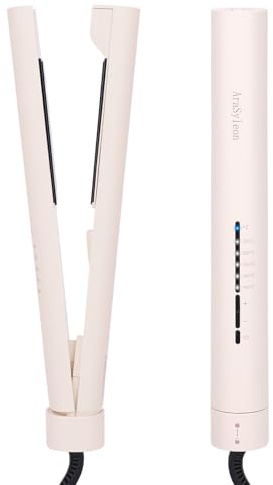 AraSyloen Plancha y Rizador 2 en 1 para Cabello - Plancha Alisadora y Rizadora de Cerámica Iónica 31mm, 5 Temperaturas (140°C-220°C), Calentamiento Rápido en 30s, Ideal para Todo Tipo de Cabello