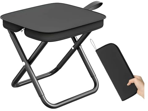 Tragbarer multifunktionaler Outdoor-Picknick-Camping-Klappstuhl, ultraleichter Angelhocker, Reisehocker, Heimhocker, kleiner Hocker