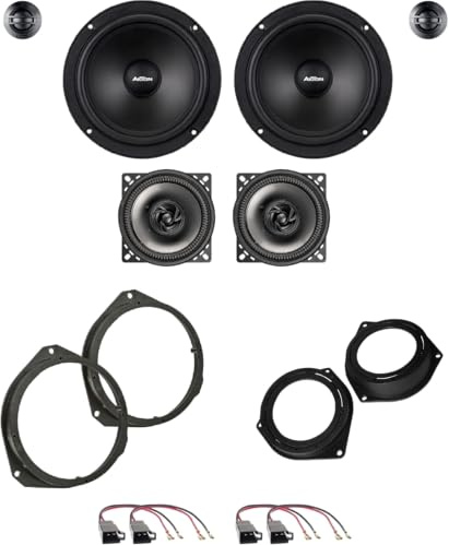 IPNOSIS Kit 6 Casse AXTON ATC165S + AE100 per Fiat Punto (188)/Grande Punto (199)/ EVO con 2 Supporti Anteriori, 2 Supporti Posteriori e 4 Connettori