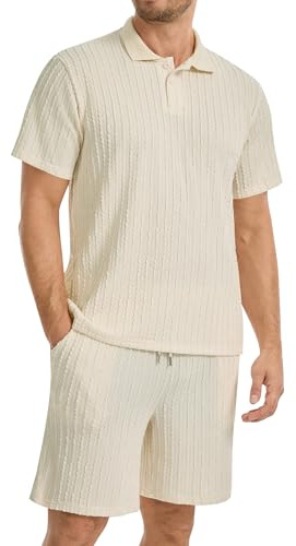 LVCBL Survêtements homme Homme Ete Casual Tenue Hawaïenne Légère Survêtement Vetement Homme Ete Tracksuit pour un Usage Quotidien et Les Vacances