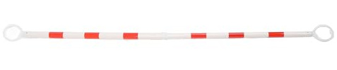 Generic Barre Conique Rétractable, Barre de Cône de Circulation Extensible en Plastique de 37,8 à 70,9 Pouces, Haute visibilité Réfléchissante, Longueur Réglable, pour les Zones de Danger de (rouge