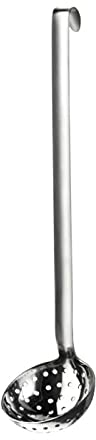 Pintinox Mestolo Forato in Acciaio Inox 18/10, Lunghezza 61,5 cm