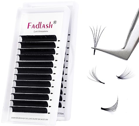 Volumen Wimpern D Curl 0,07mm Stärke 10mm-11mm-12mm 12 Reihen 3D 5D-20D leicht Fächernde Wimpern Easy Fan Cluster Wimpernverlängerung Lashes 90℃ standhalten(0.07-D-10-11-12)…