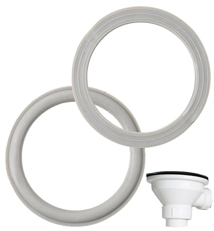 Joint de rechange pour valve de vidange d'évier, 1 x, pour Ø 62.5 mm - 1 1/4 pouce valve de vidange, réparer au lieu de jeter, 1 x pièce de rechange joint, pour valve de bouchon d'évier de cuisine
