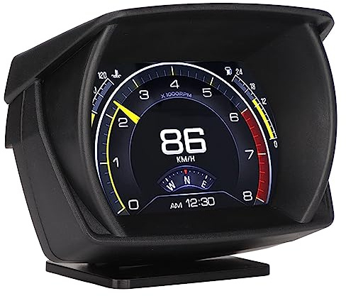 Auto HUD Head Up Display, Multifuction OBD2 Smart Meter, OBD Smart Gauge Auto Digitaler Tachometer für Auto mit OBD II Schnittstelle