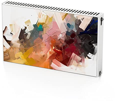 Coloray Funda magnética para radiador, autoadhesiva, 100 x 60 cm, pintura abstracta
