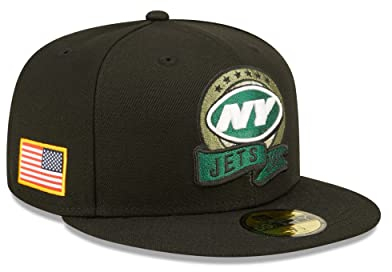 New Era New York Jets NFL Salute to Service 2022 Black 59Fifty Basecap - 7 1/4-58cm (L)