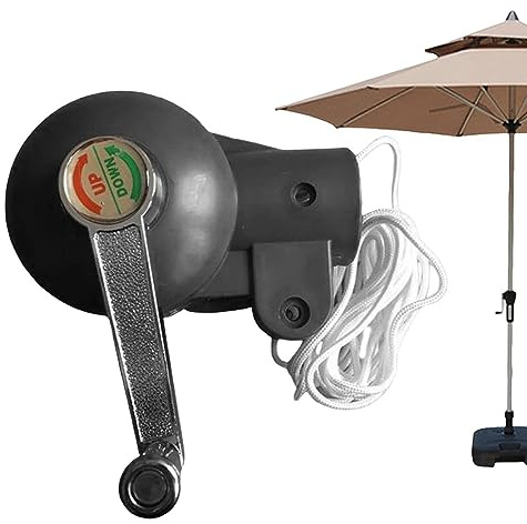 ZONEWD Manivelle de parasol de terrasse | Manivelle en acier dur pour réglage du parapluie – Fournitures de loisi d'extérieur pour parapluie, parapluie de colonne centrale, parasol d'extérieur,