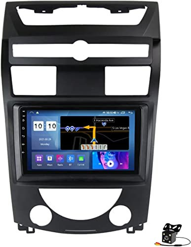 MLXABH Navigatore Satellitare Stereo per Auto Android 10.0 Radio Doppio DIN per SS-angYong Rexton 2006-2012 Navigazione GPS Touchscreen da 9 Pollici Lettore Multimediale MP5 Ricevitore Video con